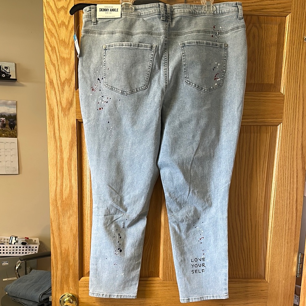 Rue21 High Rise Blue Distressed Jeans - Picture 7 of 7
